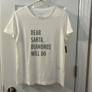 Kate Spade Broome Street Dear Santa Tee